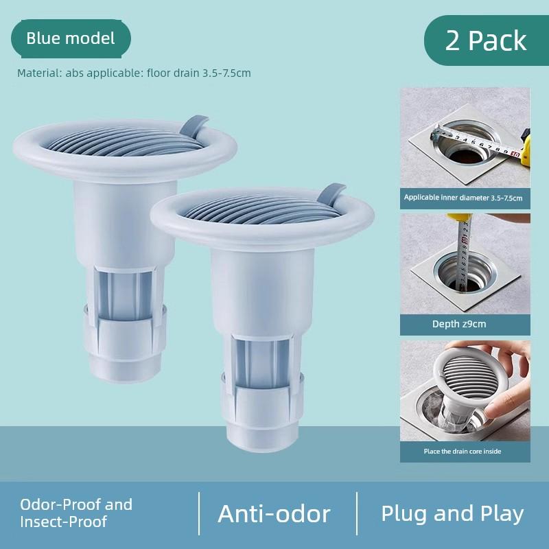 Anti-Odor Floor Drain Pipe Anti-Odor Device Bathroom Filter Net Toilet Sealing Cover Odor-Blocking Inner Core