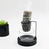 Palo Santo Holder Metal Glass Incense Burner for Burning Palo Santo Salvia