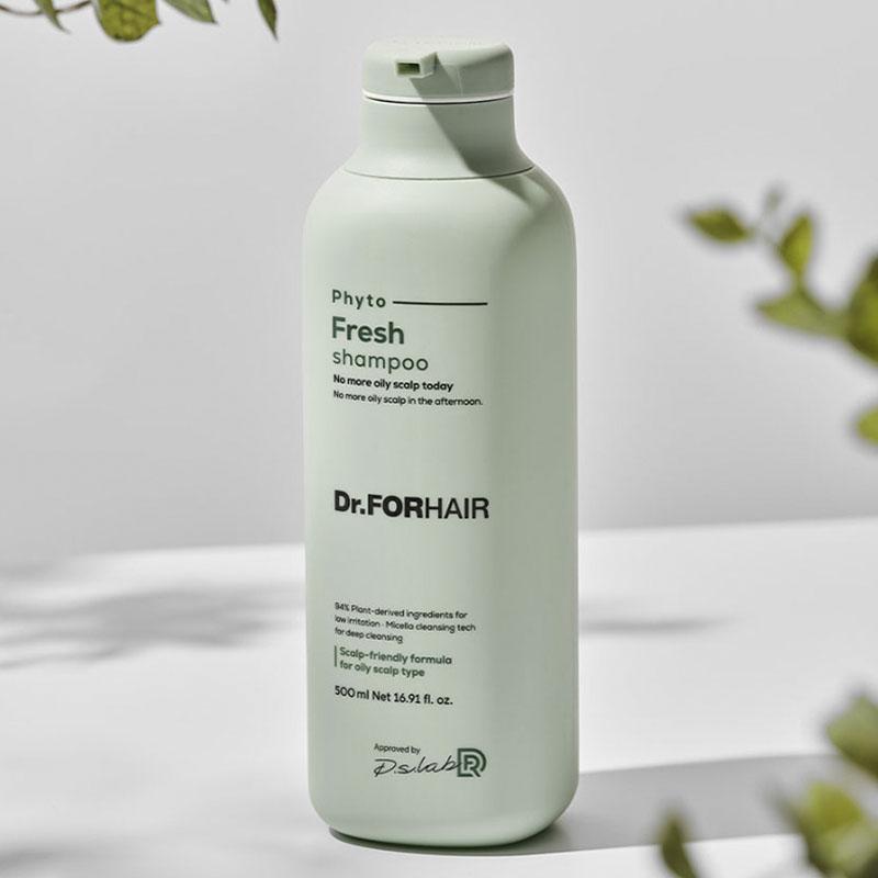 Доктор. Для волос Phytofresh Шампунь для жирной кожи головы – Корейское глубокое очищение и освежающий уход 500 мл