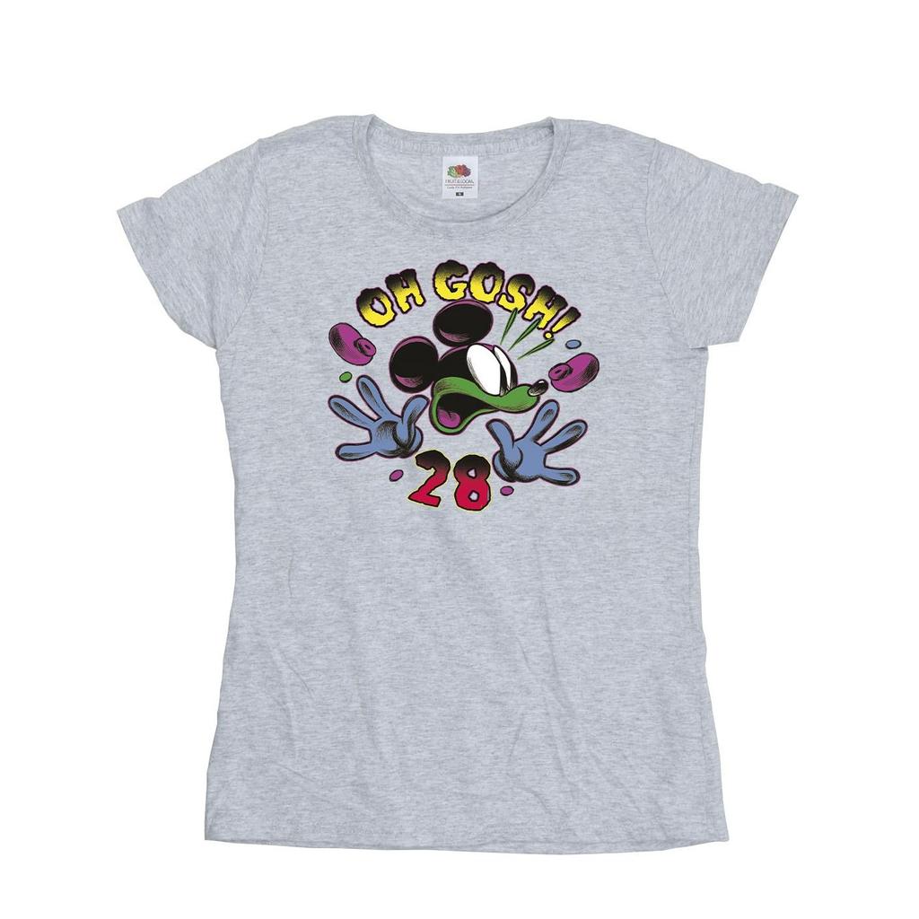 Disney Womens/Ladies Mickey Mouse Oh Gosh Pop Art Cotton T-Shirt