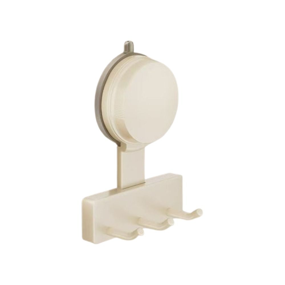 With 3/5 Hooks Suction Cup Hooks Reusable Universal Hook No-Punch Hangers  Behind The Door