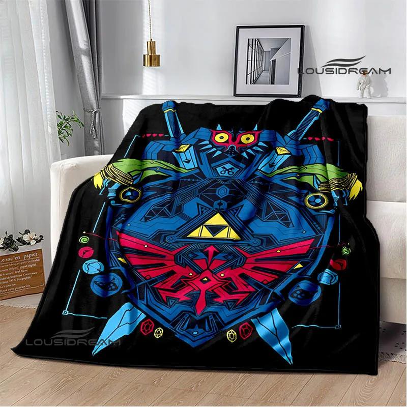 3D Z-Zeldas Cartoon blanket Warm Flannel blankets Soft and comfortable blanket Home Travel Blankets bed linings Birthday Gift