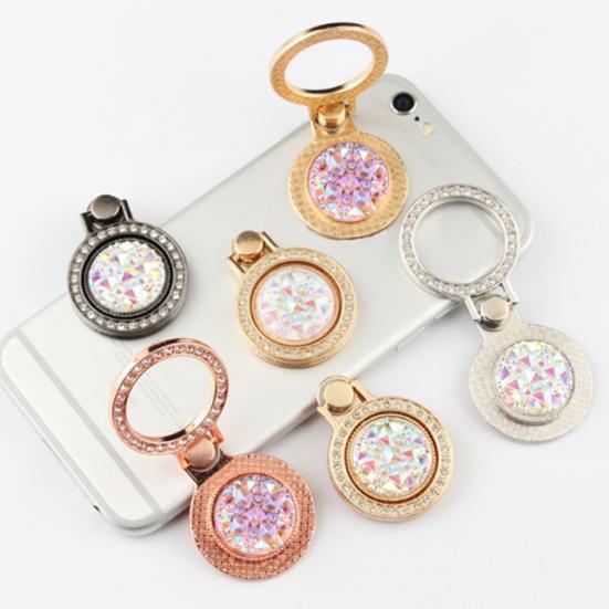 Fashion Shiny Rhinestone Phone Ring Stand Finger Holder Gift for iPhone iPad