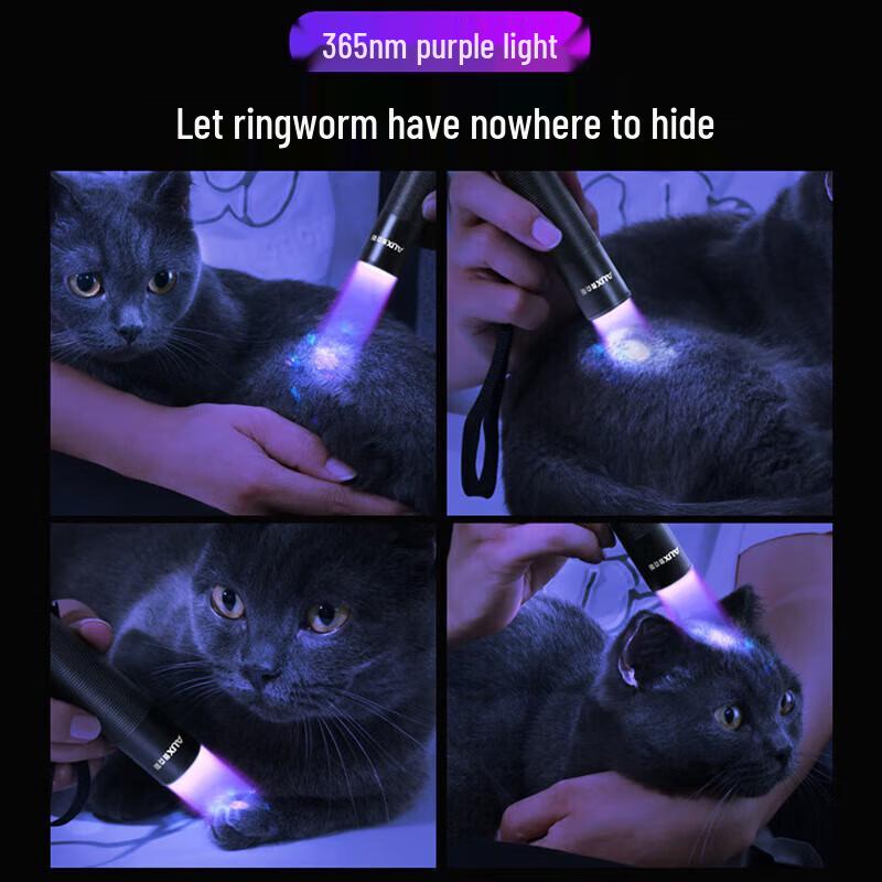УФ-фонарик для обнаружения пятен от домашних животных с лазерной указкой