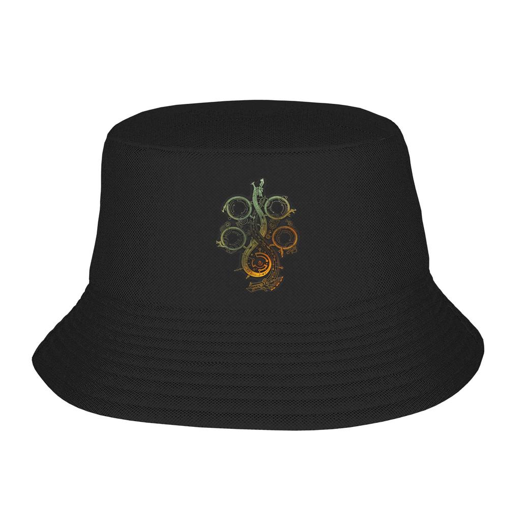 Unisex Women Monster Hunter Bucket Hat Palico Paws Foldable FisherUnisex Hats Summer Casual Fishing Caps Street Style Graphic Sun Hat
