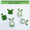 50Pcs Vine Fixing Clip Punch Free Self-adhesive Wall Climbing Plant Branch Binding Fixer Balcony Supplies