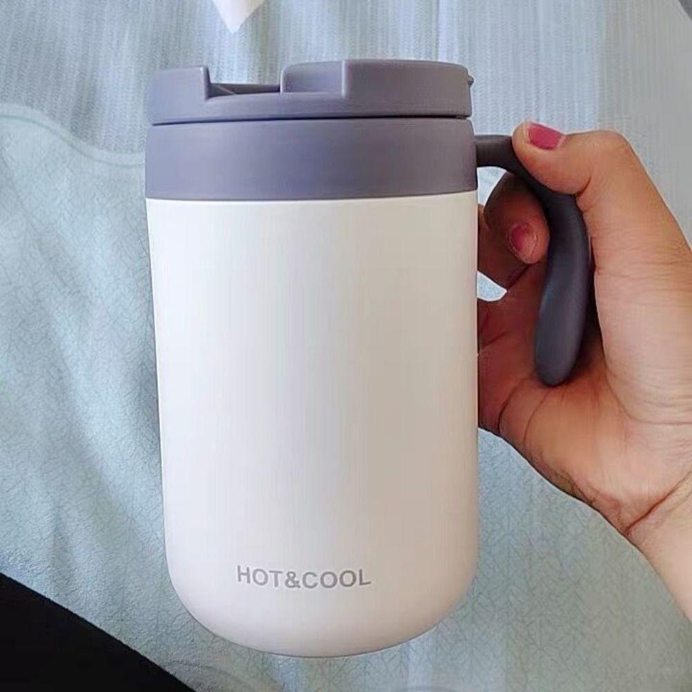 Double-Walled Insulated Coffee Mug Stainless Steel Vacuum Thermal Cup  Business Use
