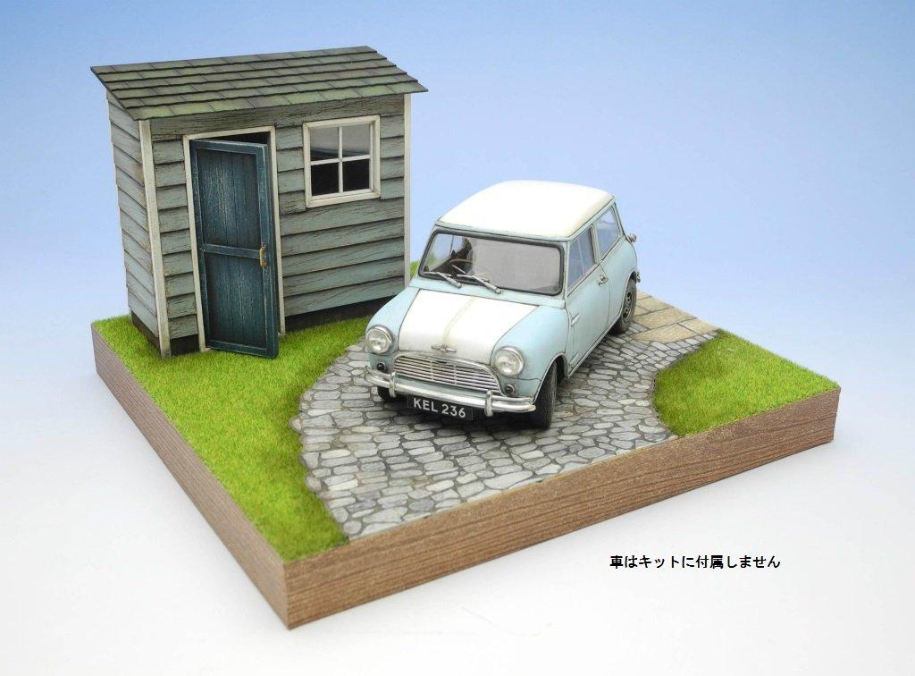 Набор для сборки садового домика Kobaani Model Workshop Sweet Style Series Garden with Shed and Stone Pavement Assembly Kit 1/24 SS-027