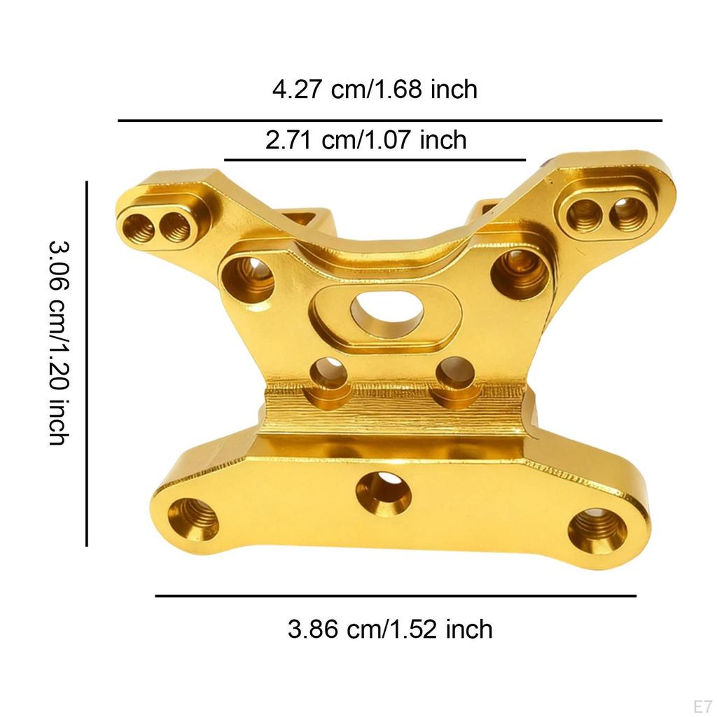 2 Aluminum Alloy Shock Absorber Mounts for 1:16 Scale RC Cars. Easy Installation. Directly Replaces