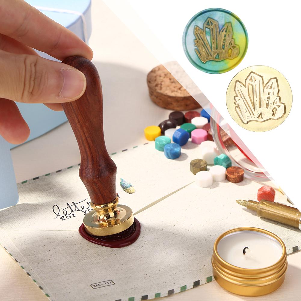 25 мм винтажный круглый абстрактный сургуч штамп голова DIY конверт хобби инструменты