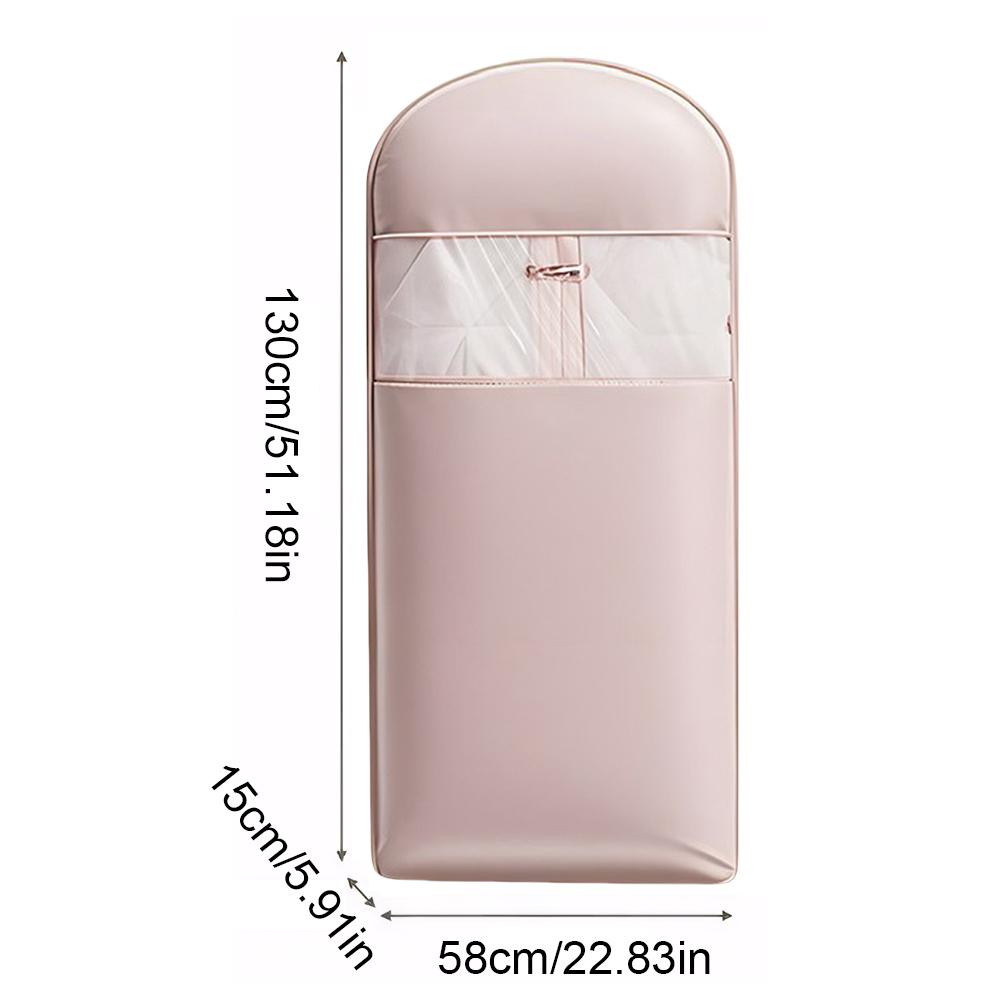 Подвесной чехол для одежды с самокомпрессионной молнией, пылезащитный чехол, сумки для одежды, экономящий место, прозрачный пылезащитный чехол для хранения в шкафу
