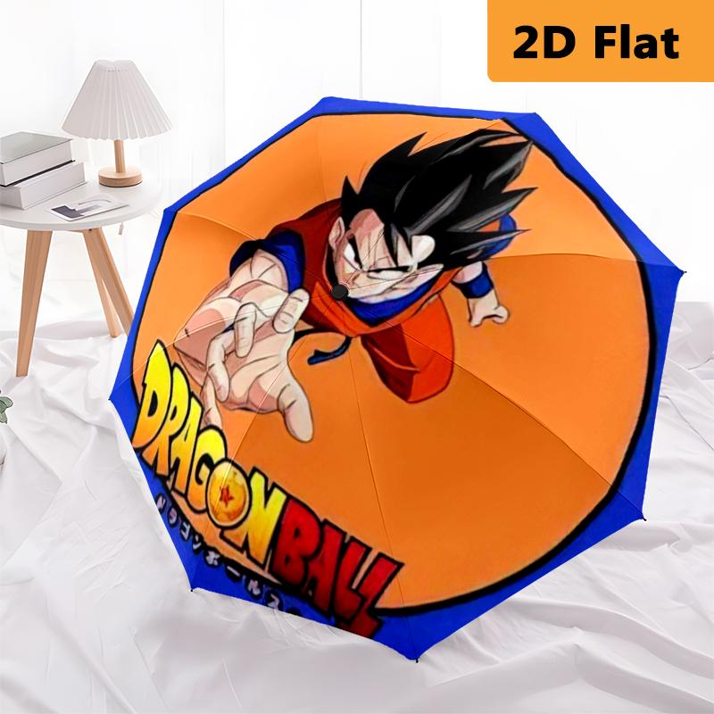 1 шт. Зонт Dragon Ball Портативная 8-реберная конструкция, подходит для всех сезонов, для дома, путешествий, уличный зонт
