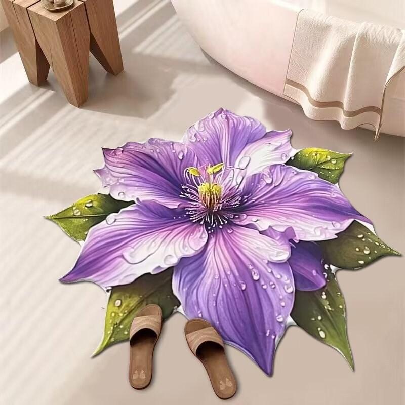 Большой Цветочный Круглый Ковер Ковер для Гостиной Ковер для Спальни Прикроватный Ковер