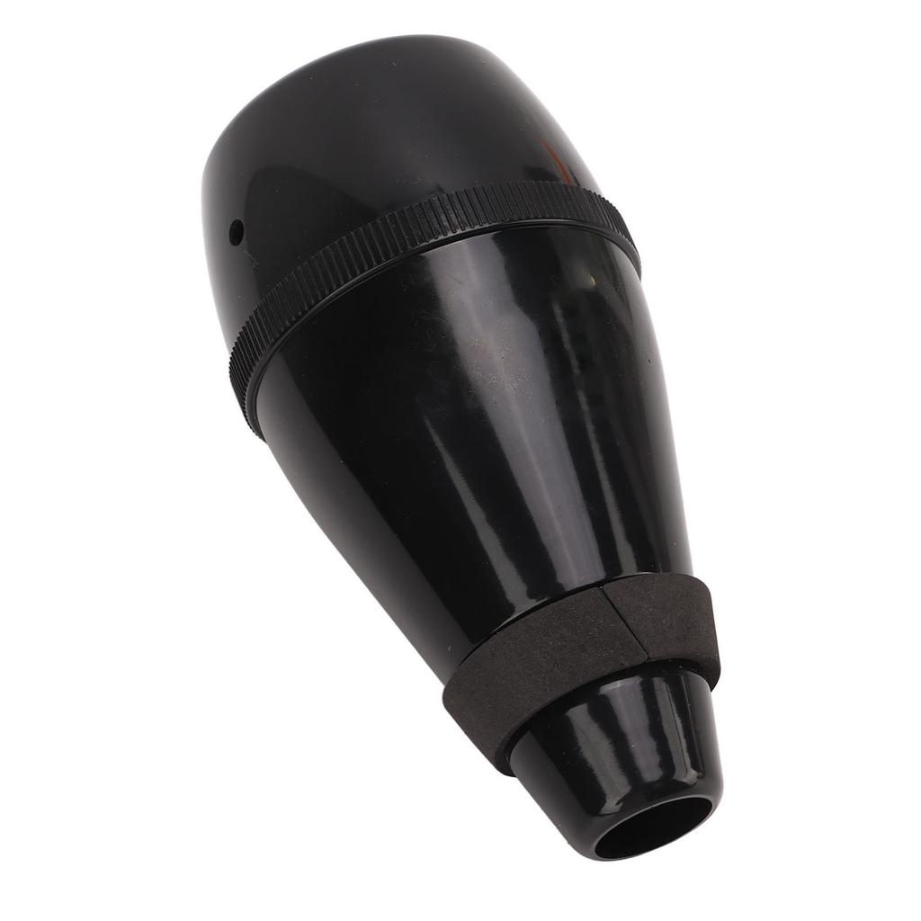 Trumpet Practice Mute Lightweight ABS Silencer Fully Enclosed for Beginners Students ND24 Black