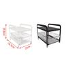 Carbon Steel Kitchen Sink Rack Anti Slip Foot Pull Out Drawer Basket  for Kitchen Cabinet