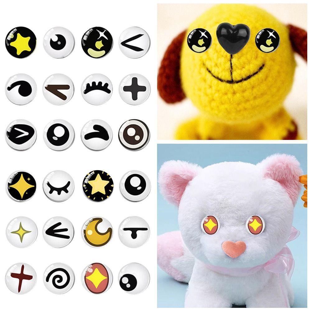 20 шт./10 пар, пластиковые кукольные хрустальные глаза, 6 мм-20 мм, куклы, инструменты для самостоятельного изготовления, аксессуары для кукол «сделай сам»