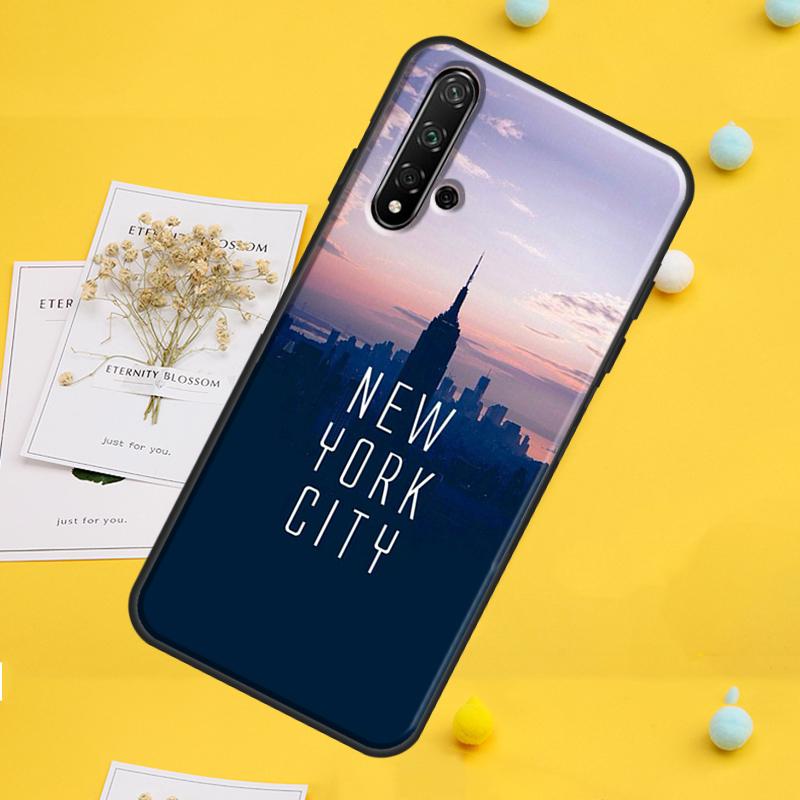 Нью-Йорк Для Huawei Nova 12i 7i 8i 11i 12s 9 10 SE Y91 Y90 Y60 Y70 Y72 Y61 P30 P40 Lite P60 Pro Чехол