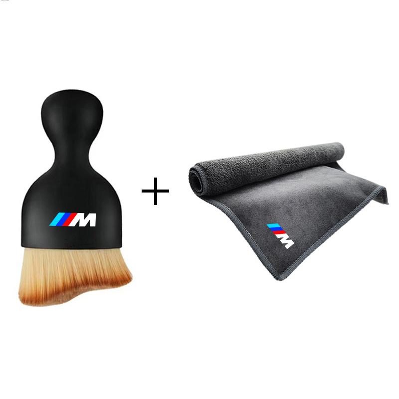 xpgmb3 Car Interior Cleaning Tools Microfiber Wash Towels Cleaning Brush For BMW E46 E90 E60 F30 F10 E39 E36 F20 G30 G20 E87 E92 E91 E3