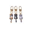 Stylish Alloy Cat Keychain With Durable Metal Pendant Printed Cat Keychain For Backpack Zipper Or Gift Giving