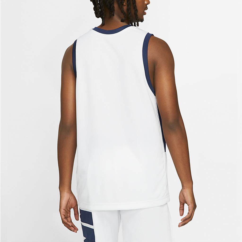 Nike Colorblock Letter Logo Basketball Tank Top Men Tops White DA1042-100