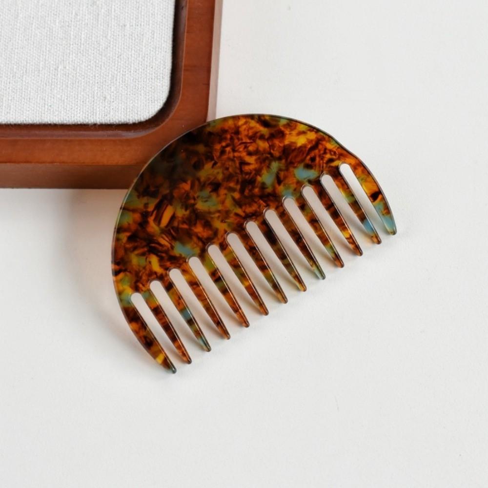 Acetate Hair Styling Combs Half-Round Grooming Comb Salon Hair Styling Tool