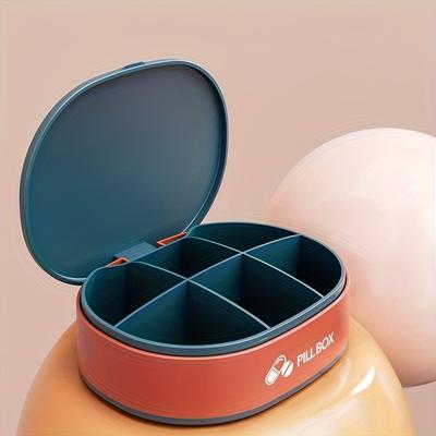 Мини-портативная аптечка, контейнер для таблеток, дорожная аптечка, коробка для конфет, водонепроницаемая аптечка с несколькими отделениями для хранения
