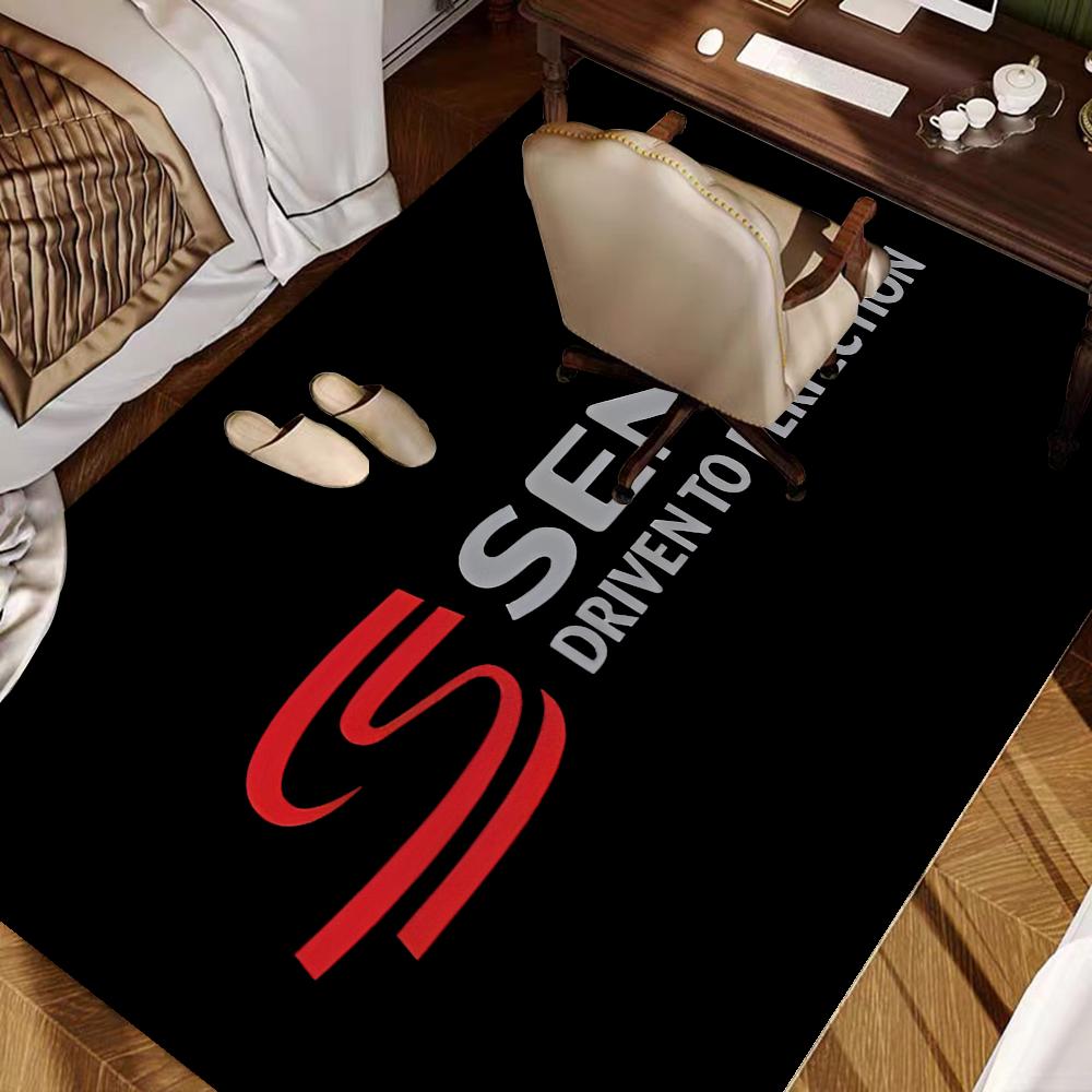 Ayrton Senna Logo Floor Mat Rectangle Anti-slip Home Soft Badmat Front Door Indoor Outdoor Mat Welcome Doormat