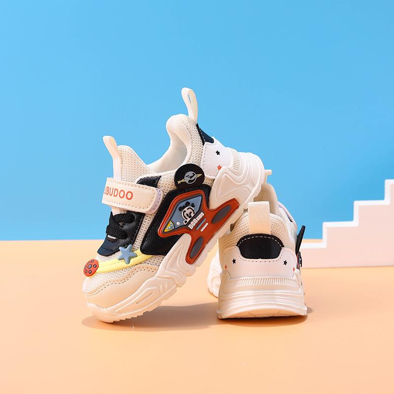 Детская модная спортивная обувь весна-осень дышащая детская ультралегкая нескользящая корректирующая функциональная обувь для малышей