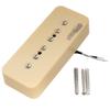 Wilkinson M Series Alnico 5 P90 Soap Bar Guitar Pickup Bridge for Les Paul/SG, Cream