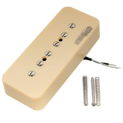 Звукосниматель Wilkinson M Series Alnico 5 P90 Soap Bar, бриджевый, для Les Paul/SG, кремовый