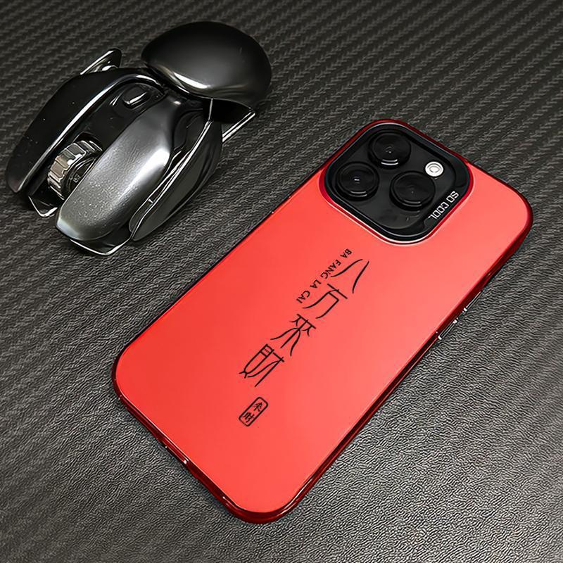 Bafanglaicai для IPhone17promax16plus Цвет Серебристый 15 Чехол для Мобильного Телефона 1413 для Apple 12 Индивидуальность