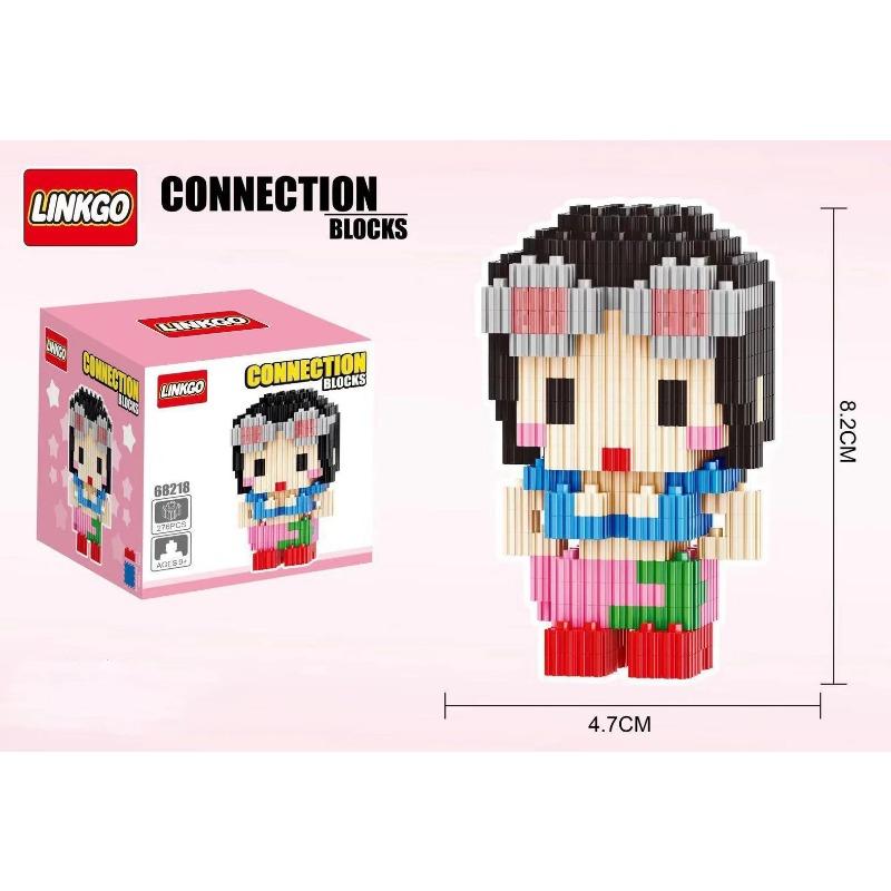 One Piece Connection Building Blocks Luffy Chopper Nami Sanji Zoro Usopp Ace Franky Brook Robi Diamond Brick Figure Toy For Kids