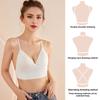 Женский бюстгальтер с тонким ледяным шелком Beauty Back Pure Color Halter Neck Invisible Bra