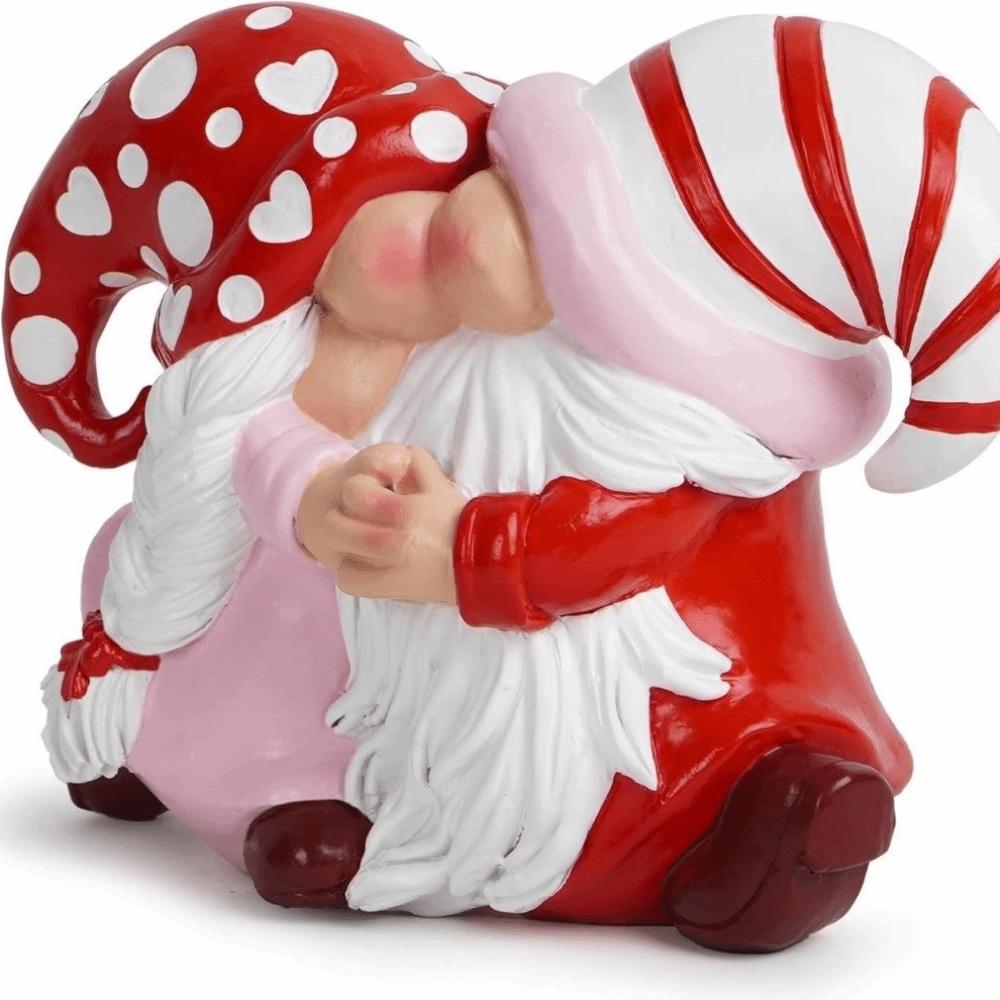 Decorative Valentine's Day Decor Romantic Heart Ornament Cute Heart Dwarf Figurine  Lover Gift