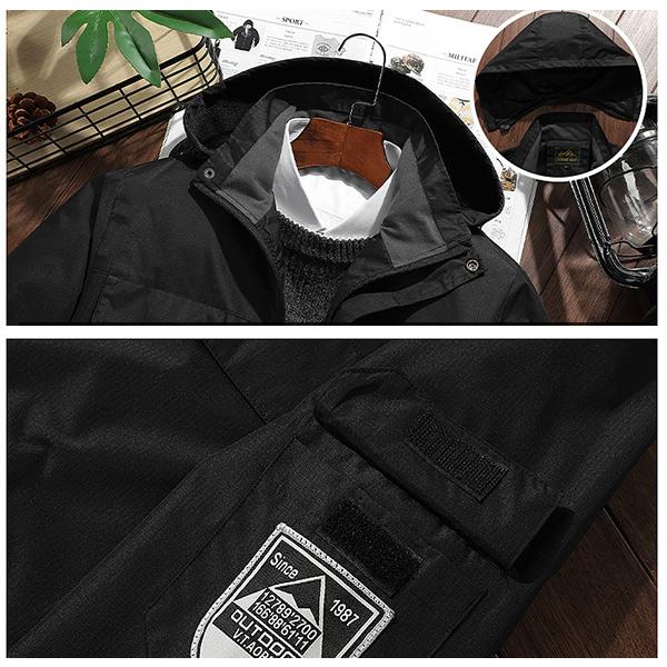 Мужская ветровка, куртка высокого качества, мужская ветрозащитная куртка с несколькими карманами, весна-осень, 6 цветов, большие размеры L-8XL