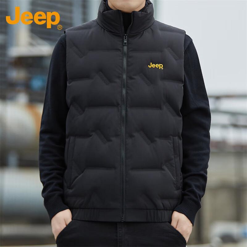 Jeep Мужской зимний утолщенный пуховый жилет