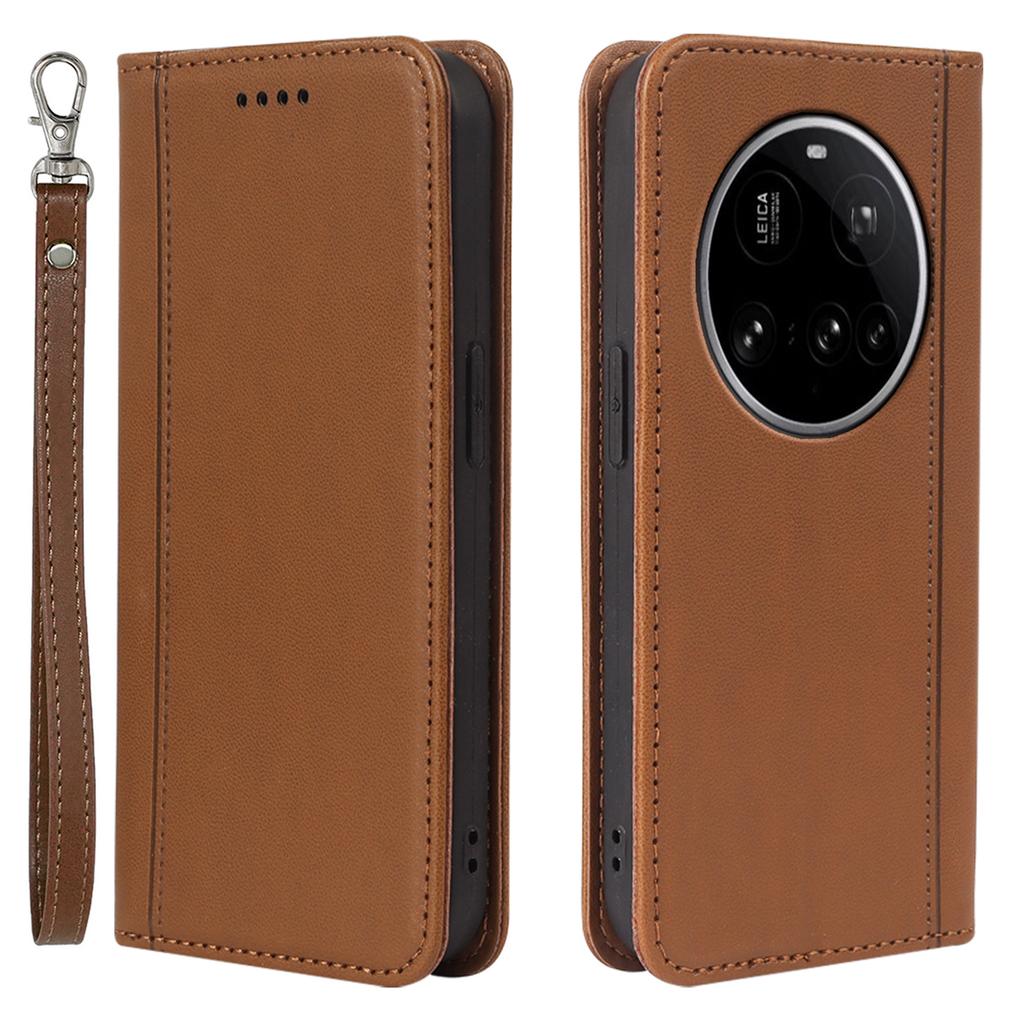 HX01 For Xiaomi 15 Ultra Wallet Case Magnetic Closing PU Leather Phone Cover