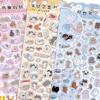 3D Животные Пузырчатые Наклейки Леденец Капли Печати Японский Кот Желейные Наклейки для Скрапбукинга Дневника DIY Наклейка на Чехол для Телефона