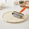 Stainless Steel Pizza Roller Puncher Effort-saving Berry Crusher Pizza Profile Puncher  Dough