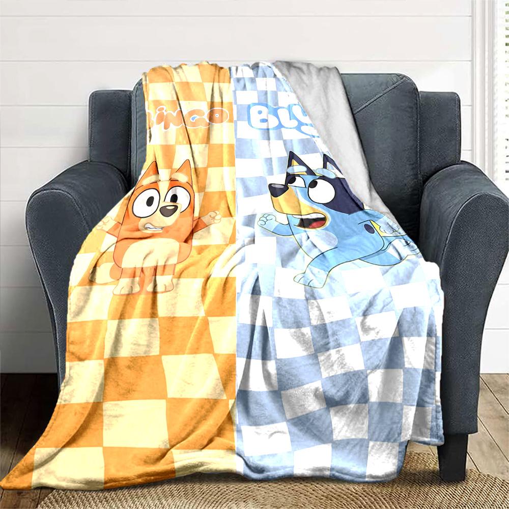 Bluey Blanket Ultra-Soft Great for Bed Office Chair Picnics for All Occasions Warmthful Decor Gift for Travel Home Birthdays