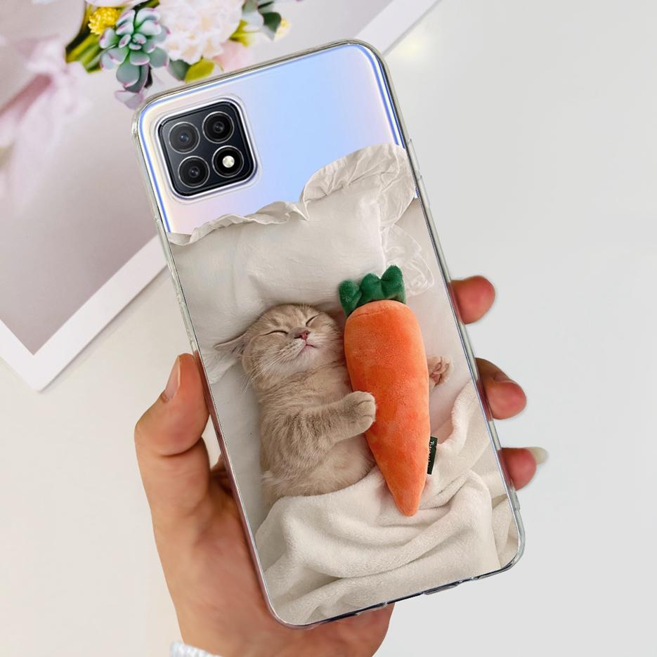 Чехол для Oppo A73 5G CPH2161 Стильный окрашенный чехол Прозрачный силиконовый чехол для телефона Для Oppo A73 A 73 OppoA73 5G Задняя крышка Мягкие funda