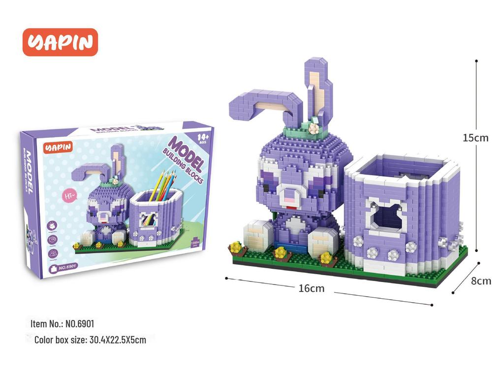 Строительные блоки-держатели для ручек серии «Астронавт» — подарок для мальчиков и девочек