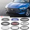 NGGU1 11.5cm ABS Car Front Rear Trunk Badge Emblem Replacement For Ford Focus Mondeo Edge Ecosport Ranger Fiesta Fusion Kuga Tuning