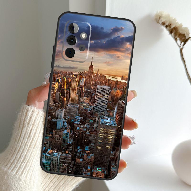 Чехол для телефона New York City для Samsung Galaxy A56 A15 A22 A52 A32 A54 A14 A16 A26 A36 A55 A35 A05 A06 A53 A33 A13