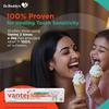 Vantej 100gm Toothpaste Pack Of 1 With Calcium For Sensitive Teeth And Long-Lasting Freshness