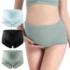 [Booberg] шорты для беременных с высокой талией, комплект из 3 предметов. Тусклый цвет, приятный для кожи. Не обтягивает беременную женщину, нижнее белье из хлопка. (JP, алфавит, 2XL,