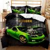 Top Vintage Duvet Cover Set Classic Car Automobile Mechanic Nostalgic 50S Bedding Set Twin Queen King Full Polyester Quilt Cover