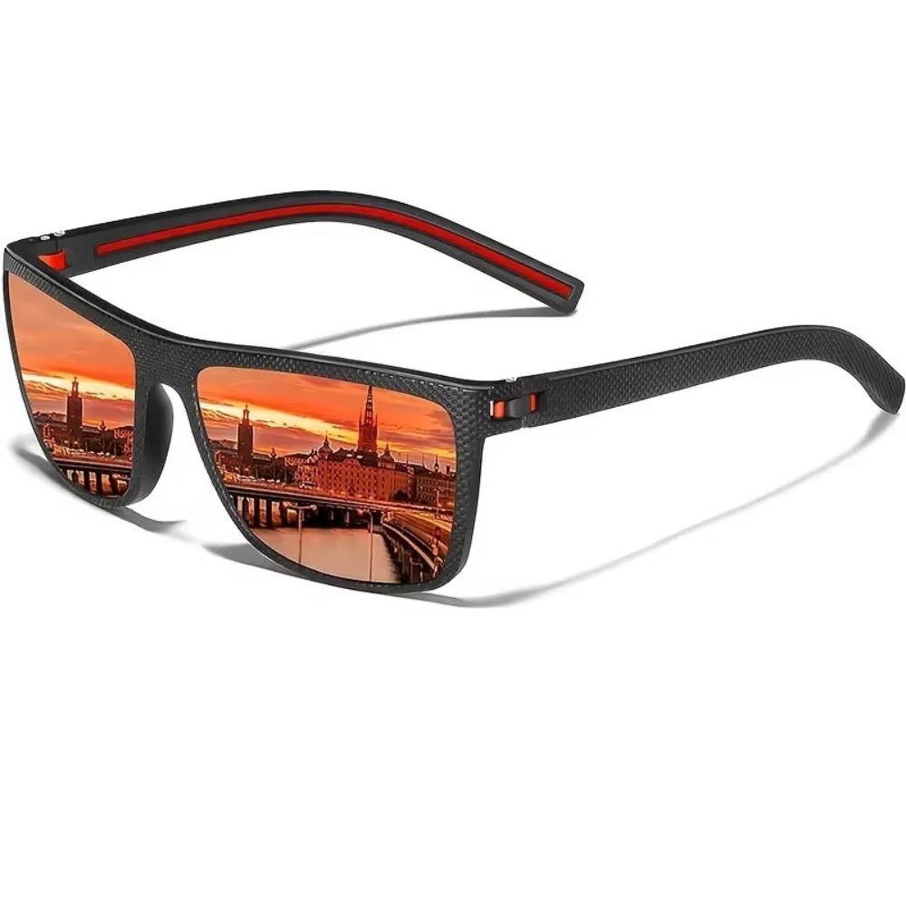 Large Frame Polarizing Lens Sunglasses Square Outdoor Sport Goggle Fishing