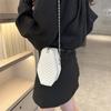 Chic Medium Sized Pu Shoulder Bag With Elegant Chain For Everyday Use