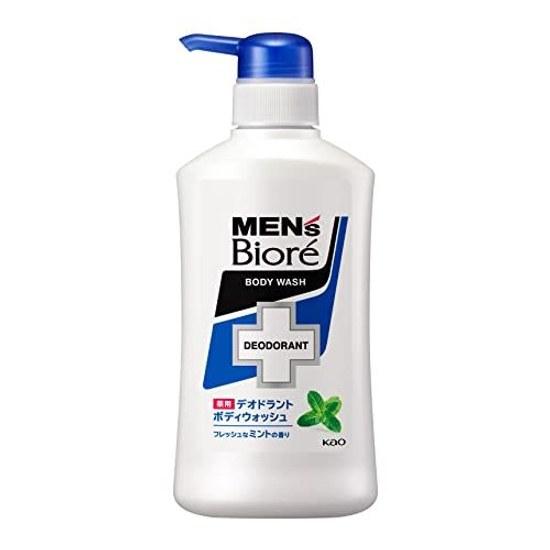 Large Capacity Mens Biore Medicinal Deodorant Body Wash Fresh Mint Scent Refill 1200ml Quasi-Drug
